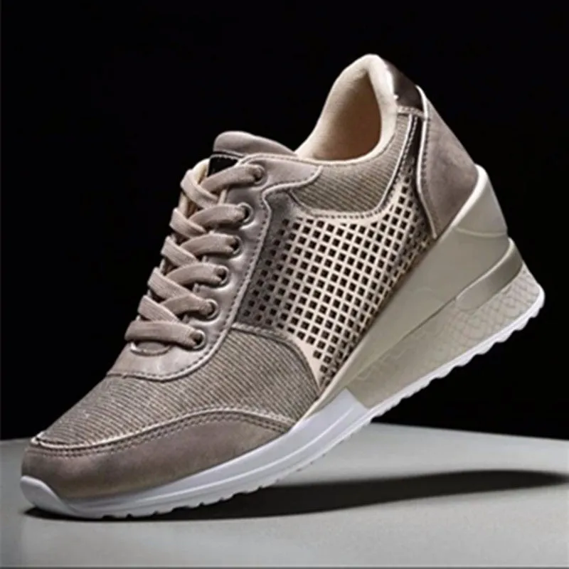 Lisa – Women's Platform Lace-Up Sneakers