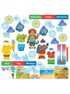 Little Folks Visuals Wally The Weather Dog Flannelboard Set (discontinued)