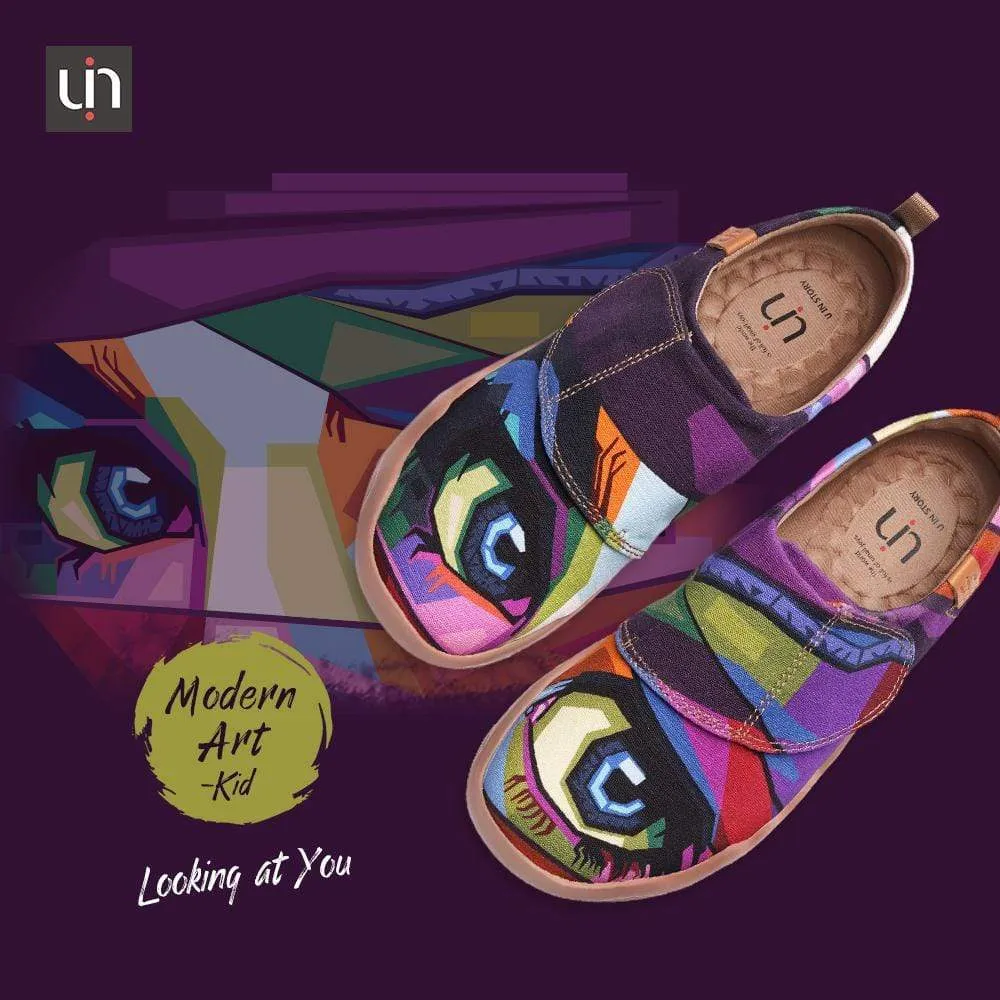 Looking at You- Modern Art Painted Toledo I Kids
