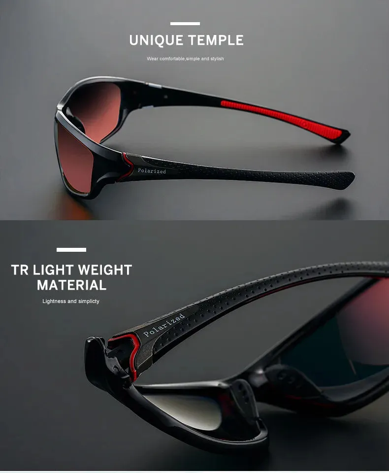 Luxury Polarized Sunglasses - Men's Driving Shades for Vintage Travel Fishing, Classic Glasses