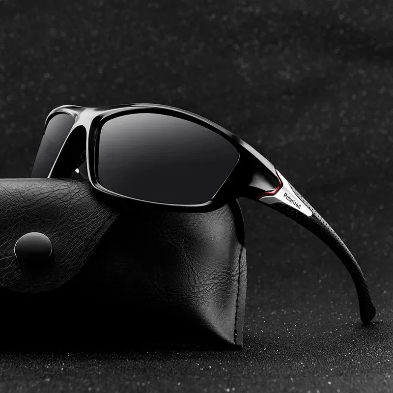 Luxury Polarized Sunglasses - Men's Driving Shades for Vintage Travel Fishing, Classic Glasses