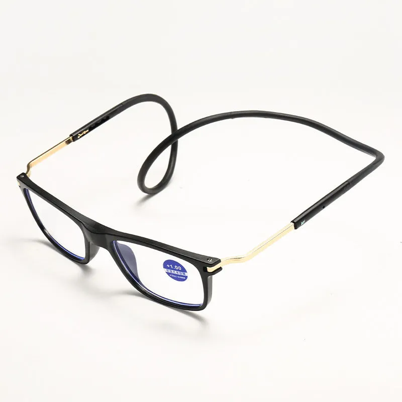 MAGNETIC HANGING NECK PORTABLE ANTI-BLUE LIGHT READING GLASSES