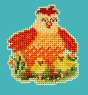 Mama Hen - 2024 Spring Bouquet - Mill Hill - Seasonal Ornament