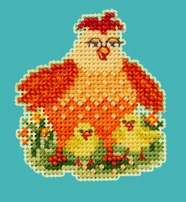 Mama Hen - 2024 Spring Bouquet - Mill Hill - Seasonal Ornament
