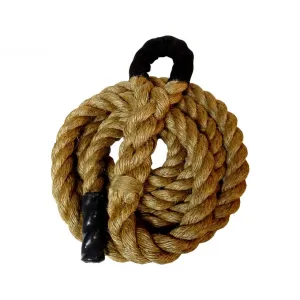 MANILA CLIMBING ROPE W/EYELET END 1.5", & 2" THICK