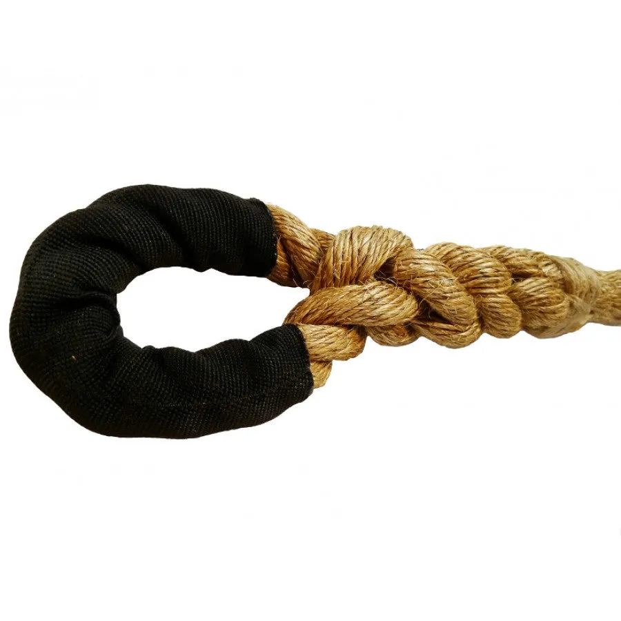 MANILA CLIMBING ROPE W/EYELET END 1.5", & 2" THICK