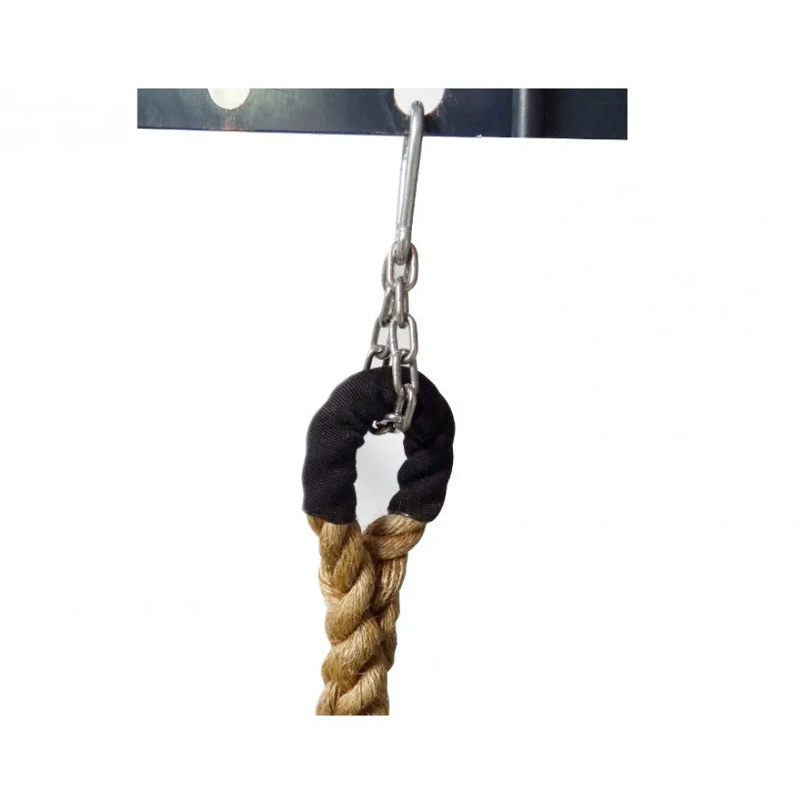 MANILA CLIMBING ROPE W/EYELET END 1.5", & 2" THICK