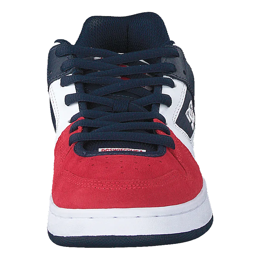 Manteca White/navy/red