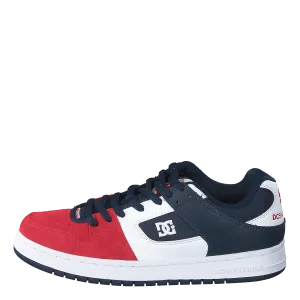 Manteca White/navy/red