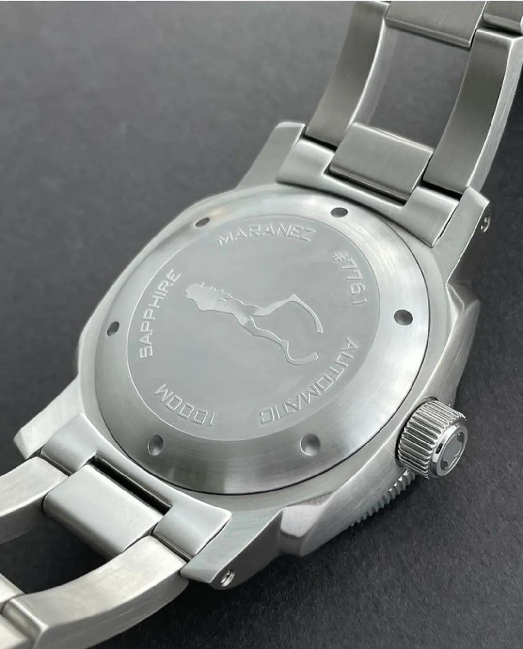 Maranez Racha  1000m Miyota 9015 Diver Watch Blue Sunray