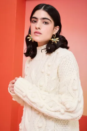 Marie Oliver - Cecile Sweater - Snow