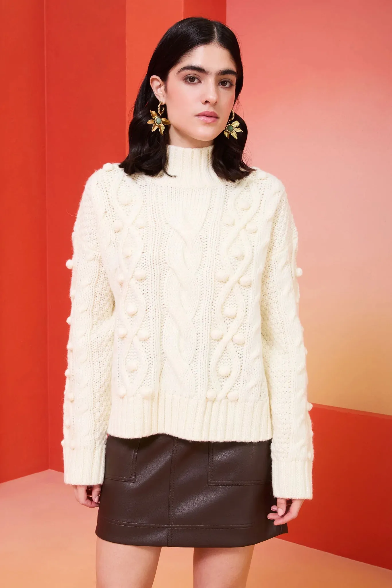 Marie Oliver - Cecile Sweater - Snow