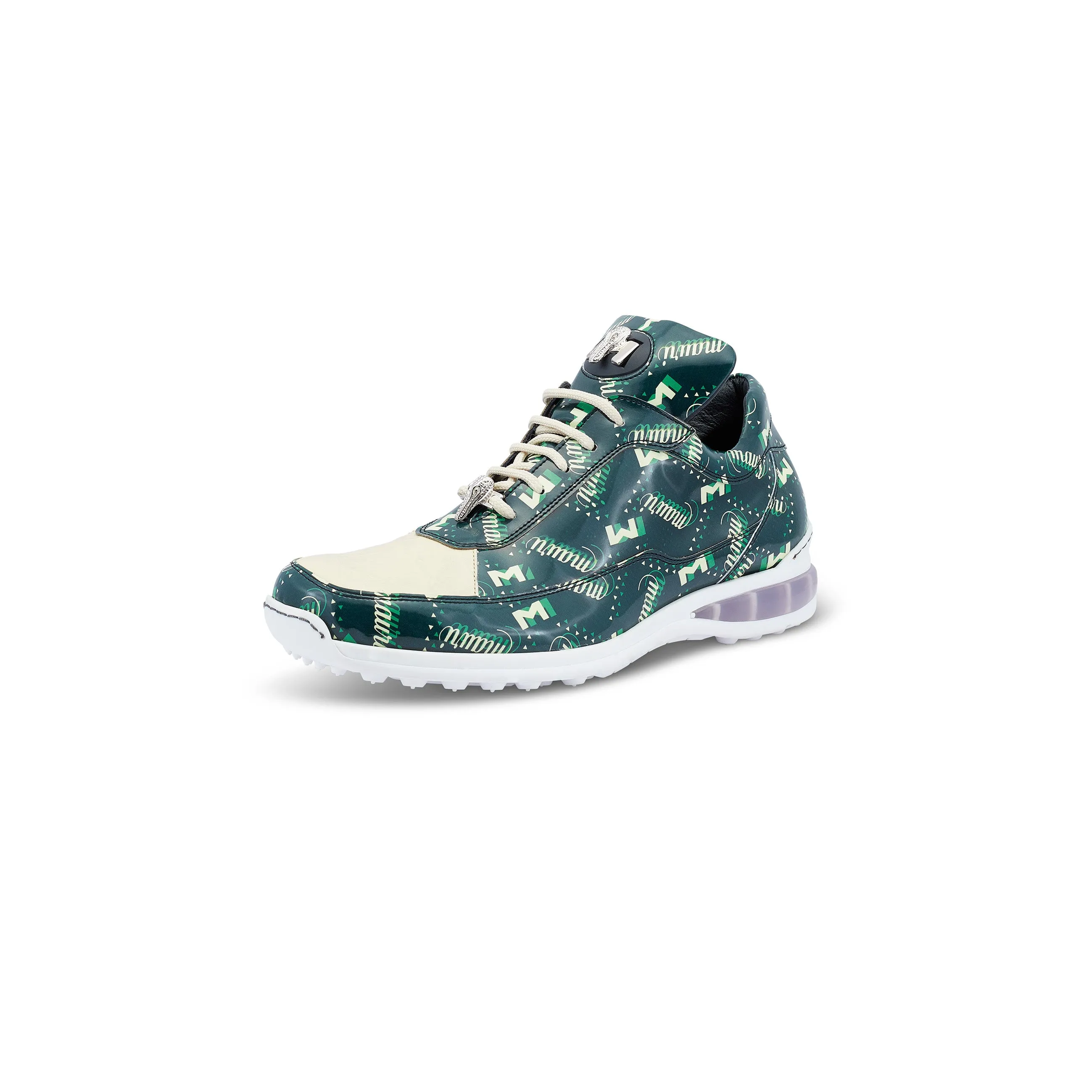 Mauri baby alligator and leather sneaker  -