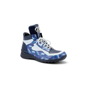 Mauri baby crocodile and patent leather sneaker