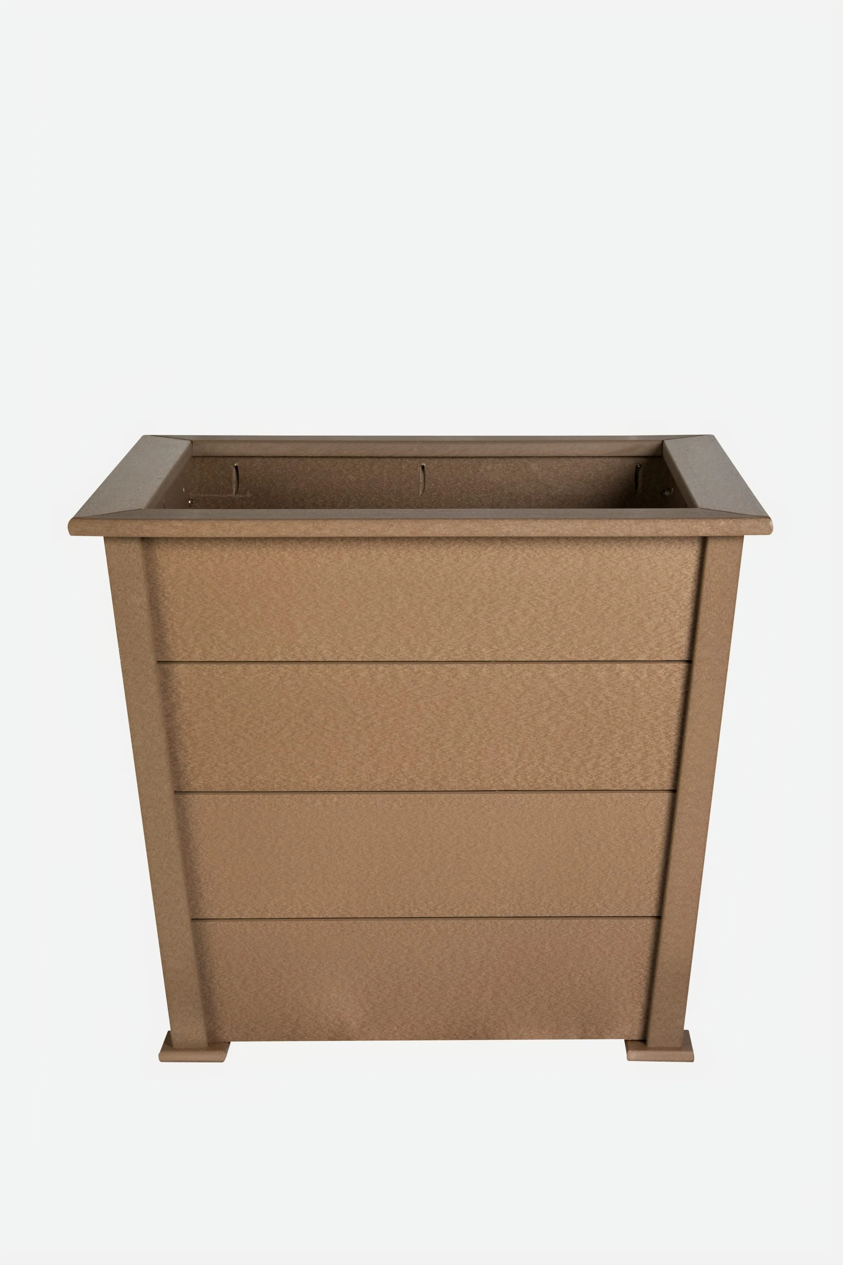 Medium 21.5 Inch Square Poly Planters