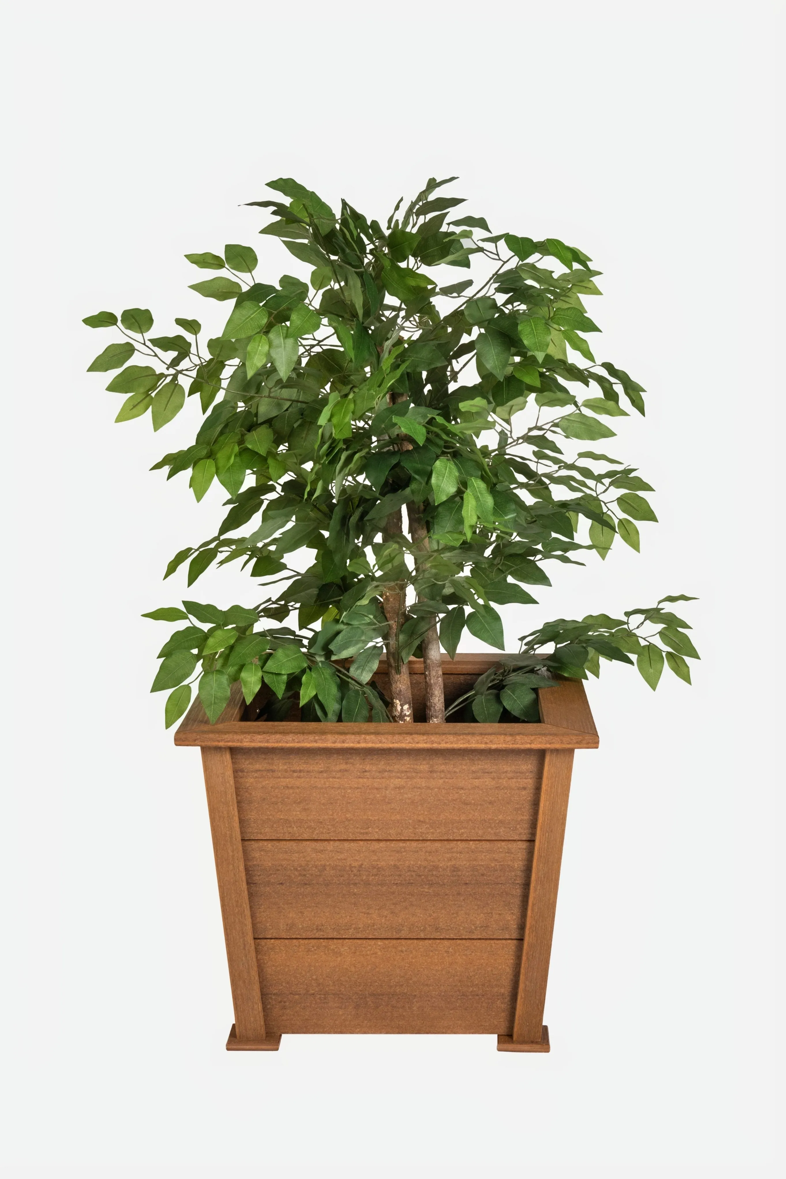 Medium 21.5 Inch Square Poly Planters