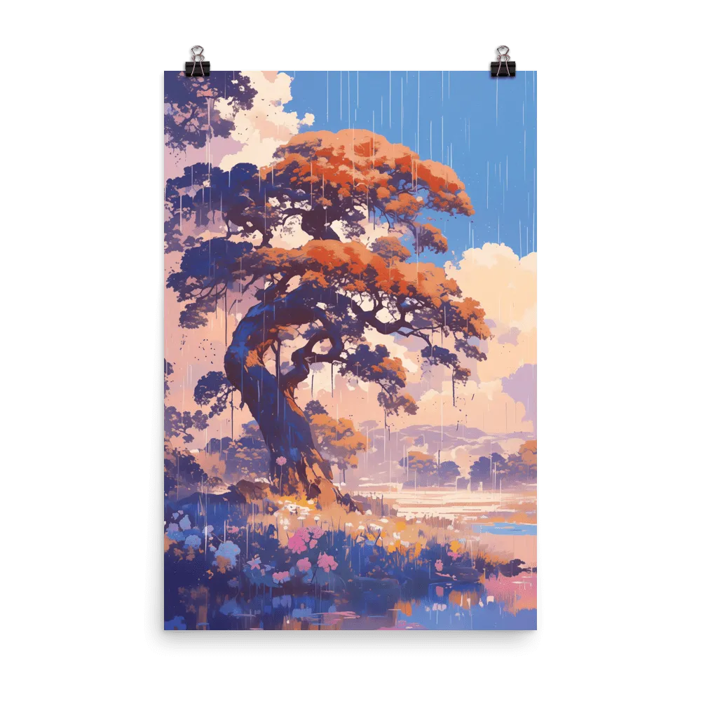 Melting Rain Poster