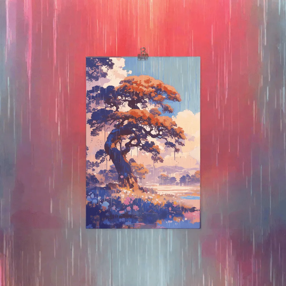 Melting Rain Poster