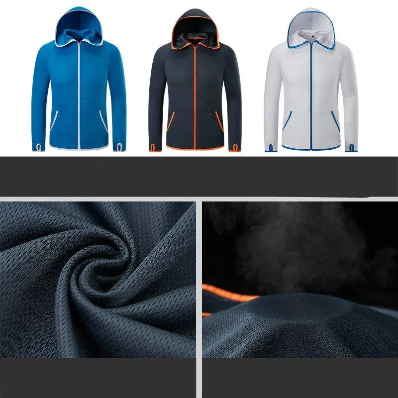 Men and Women Waterproof Hydrophobic Hooded Jackets