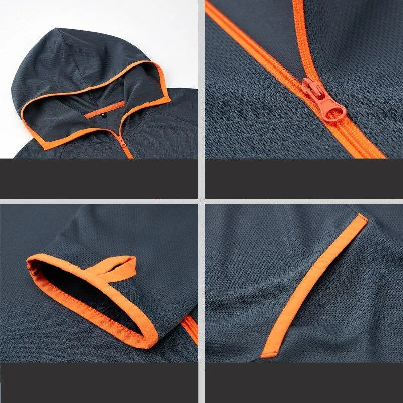 Men and Women Waterproof Hydrophobic Hooded Jackets