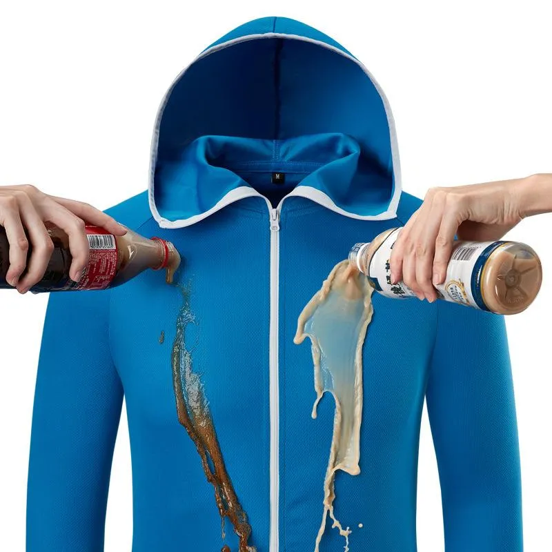 Men and Women Waterproof Hydrophobic Hooded Jackets