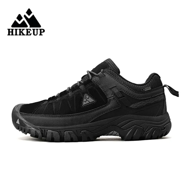 Men Hiking Shoes Leather Climbing Trekking Shoes