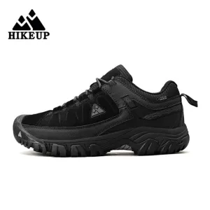 Men Hiking Shoes Leather Climbing Trekking Shoes