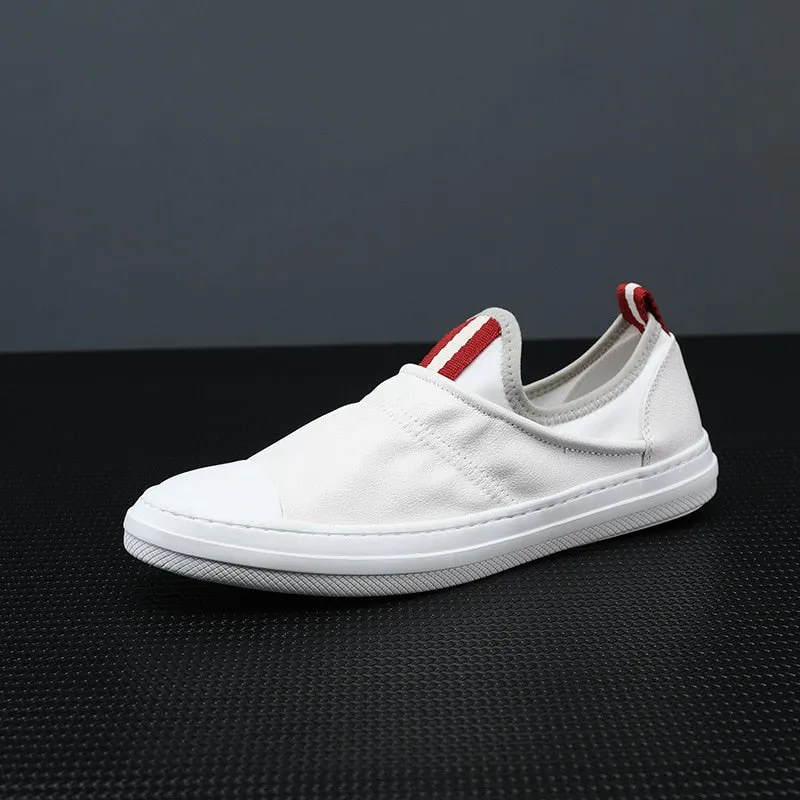 Mens Breathable Round Toe Low-Top Vintage Outdoor Casual Shoes