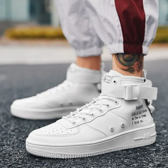 Men's Canvas Hip Hop High-top Shoes