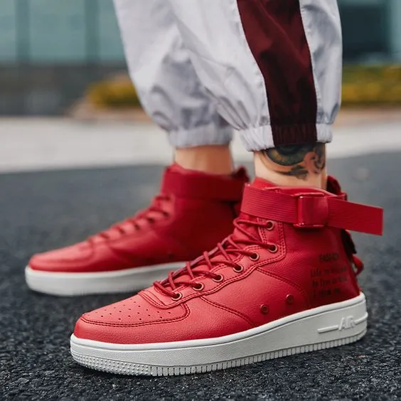 Men's Canvas Hip Hop High-top Shoes
