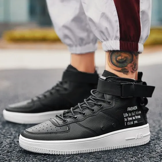 Men's Canvas Hip Hop High-top Shoes
