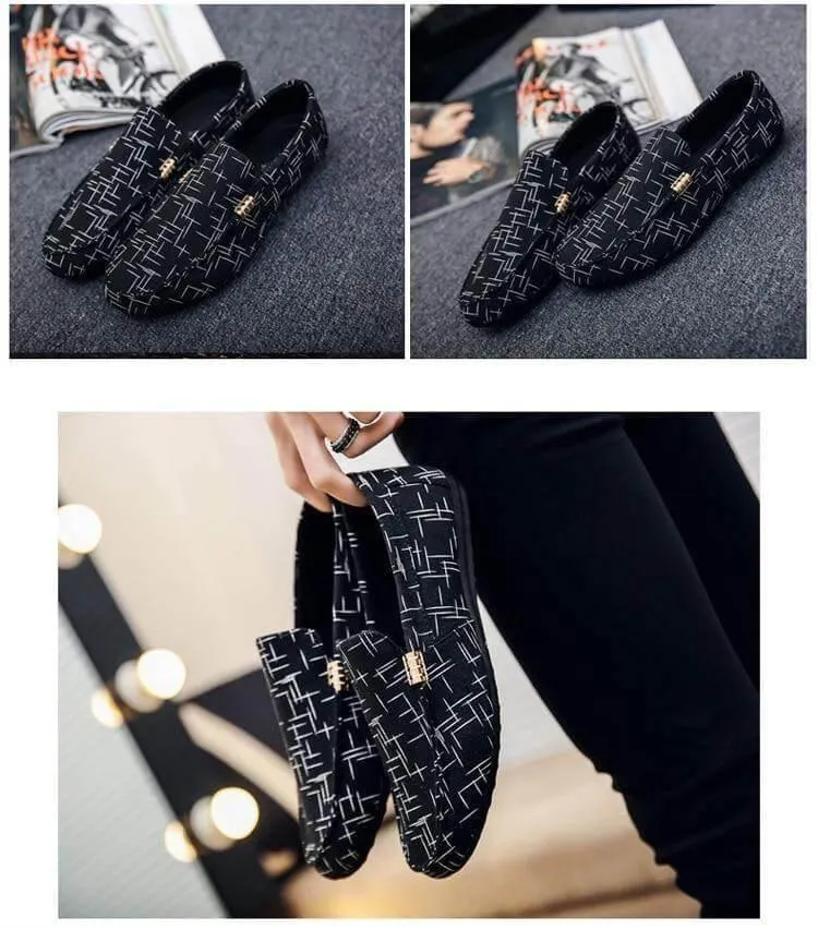 Mens Casual Slip-On Canvas Shoes - Stylish Seasonal Footwear