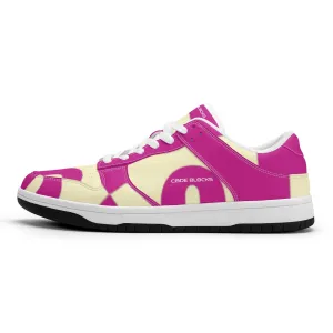 Mens Dunk Stylish Low Top Leather Sneakers