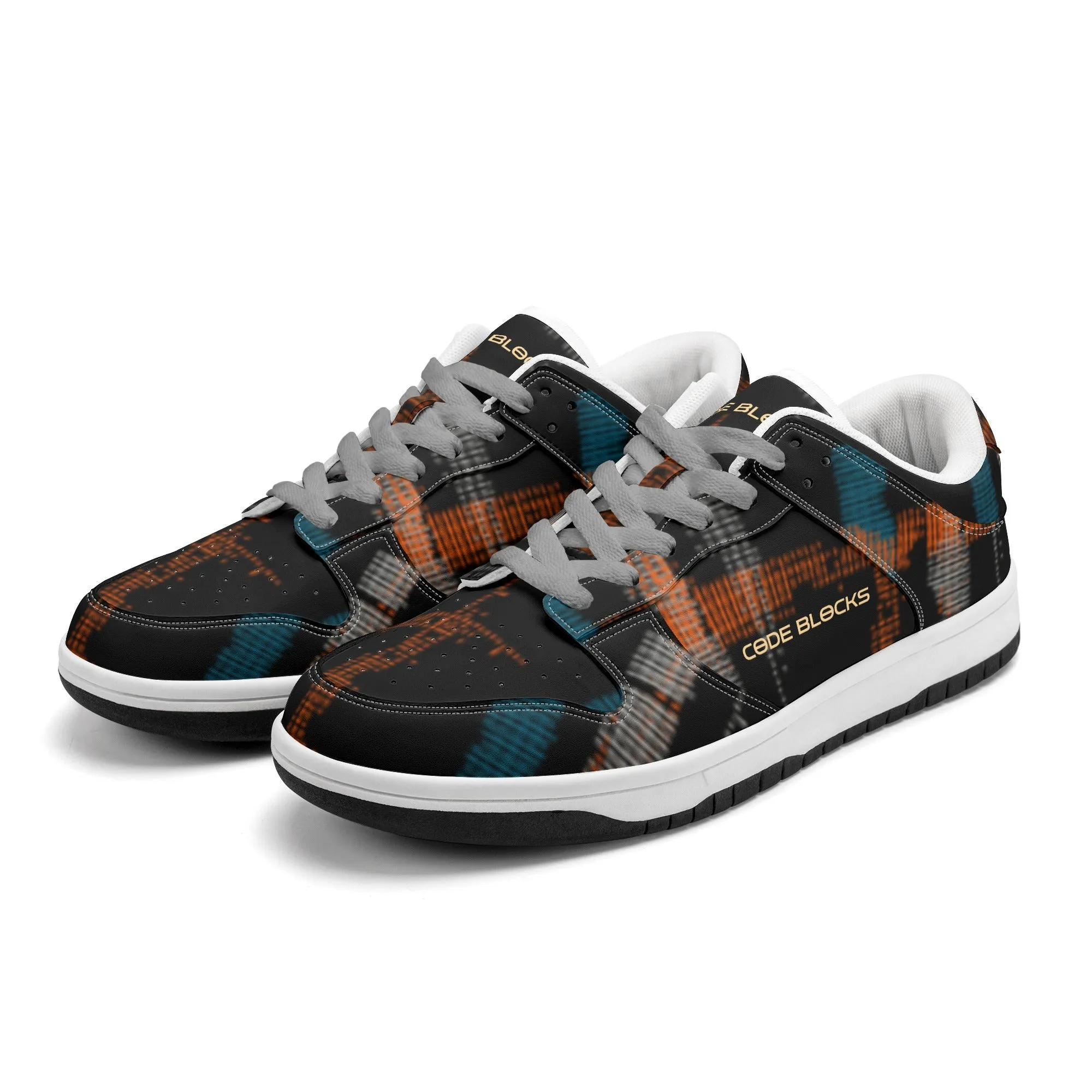 Mens Dunk Stylish Low Top Leather Sneakers