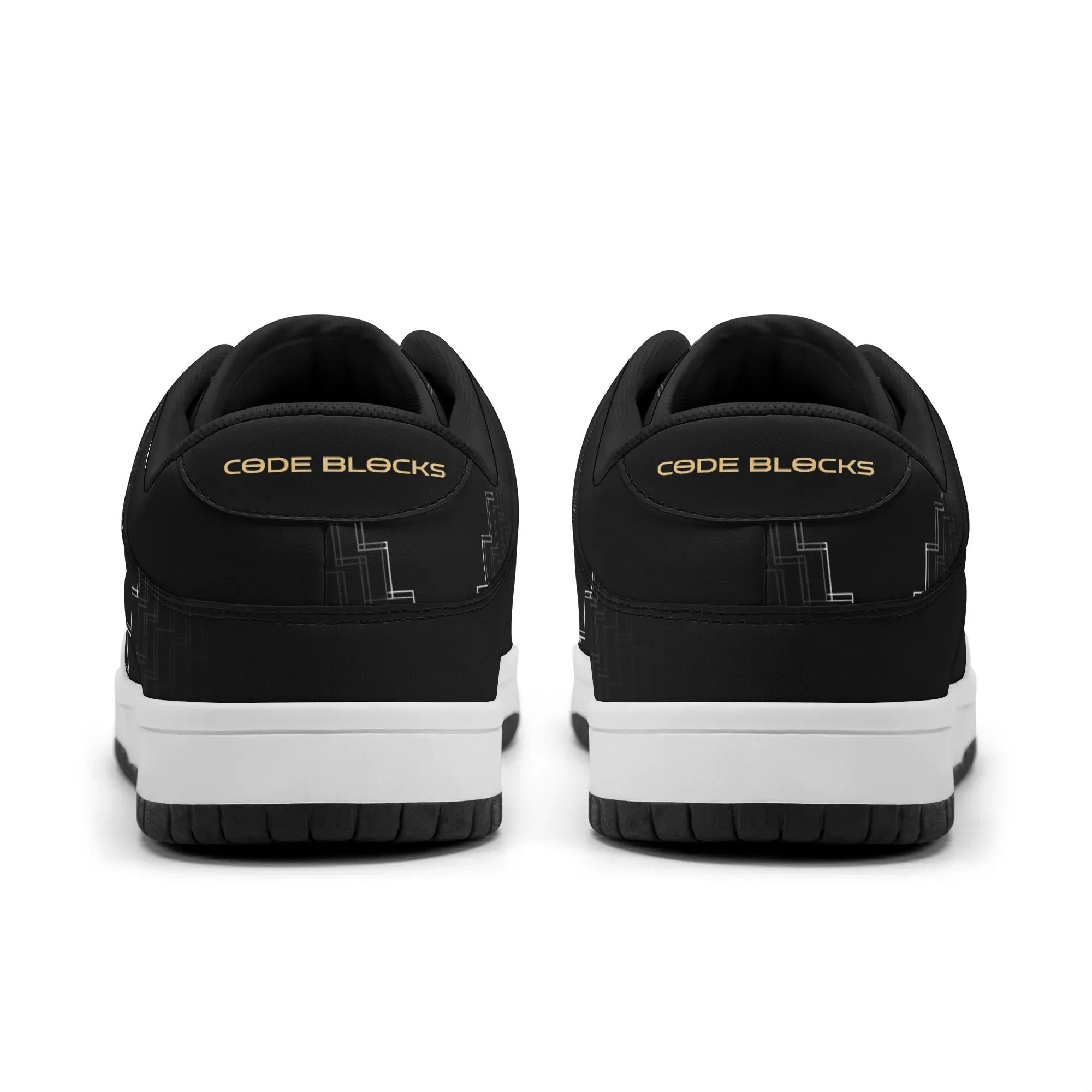 Mens Dunk Stylish Low Top Leather Sneakers