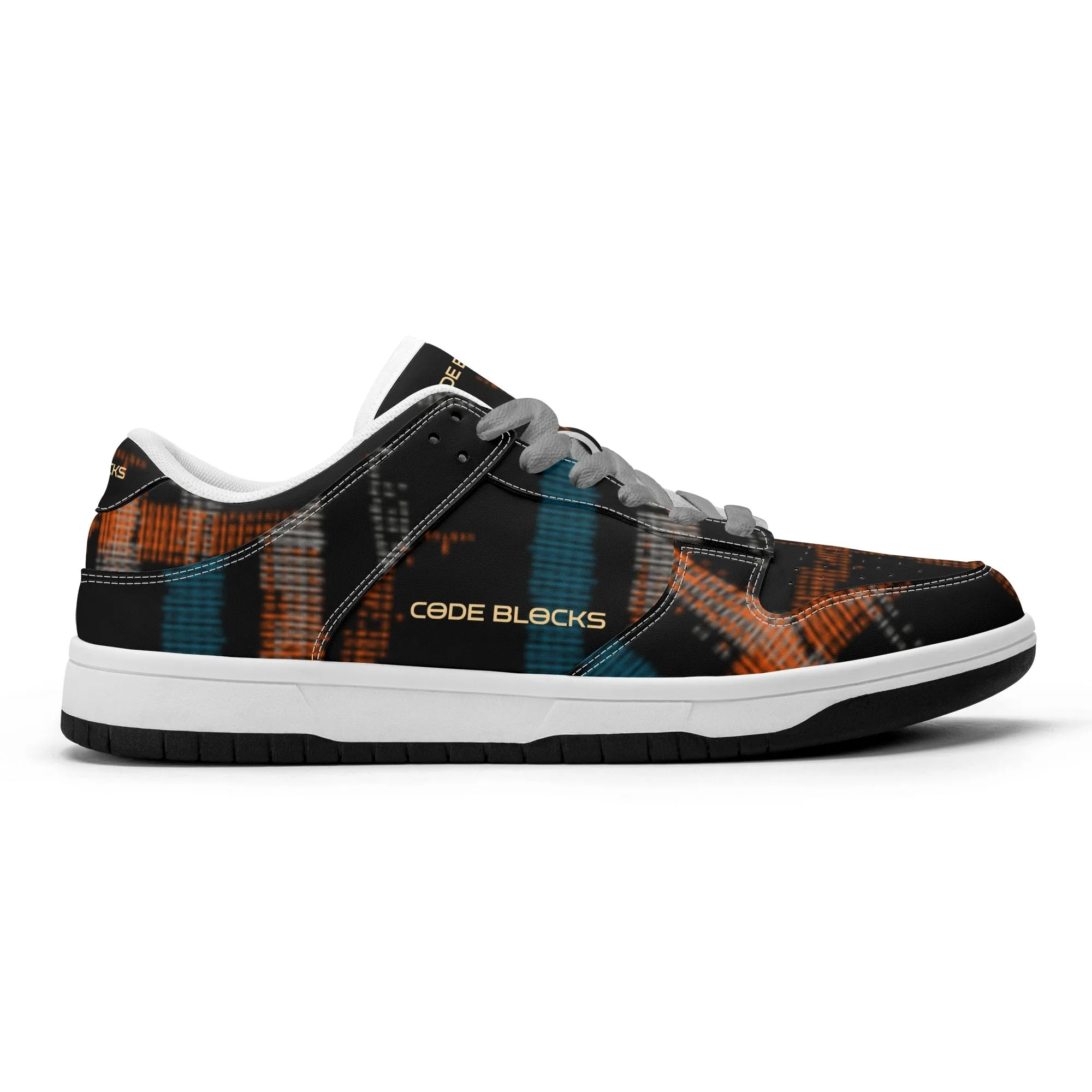 Mens Dunk Stylish Low Top Leather Sneakers