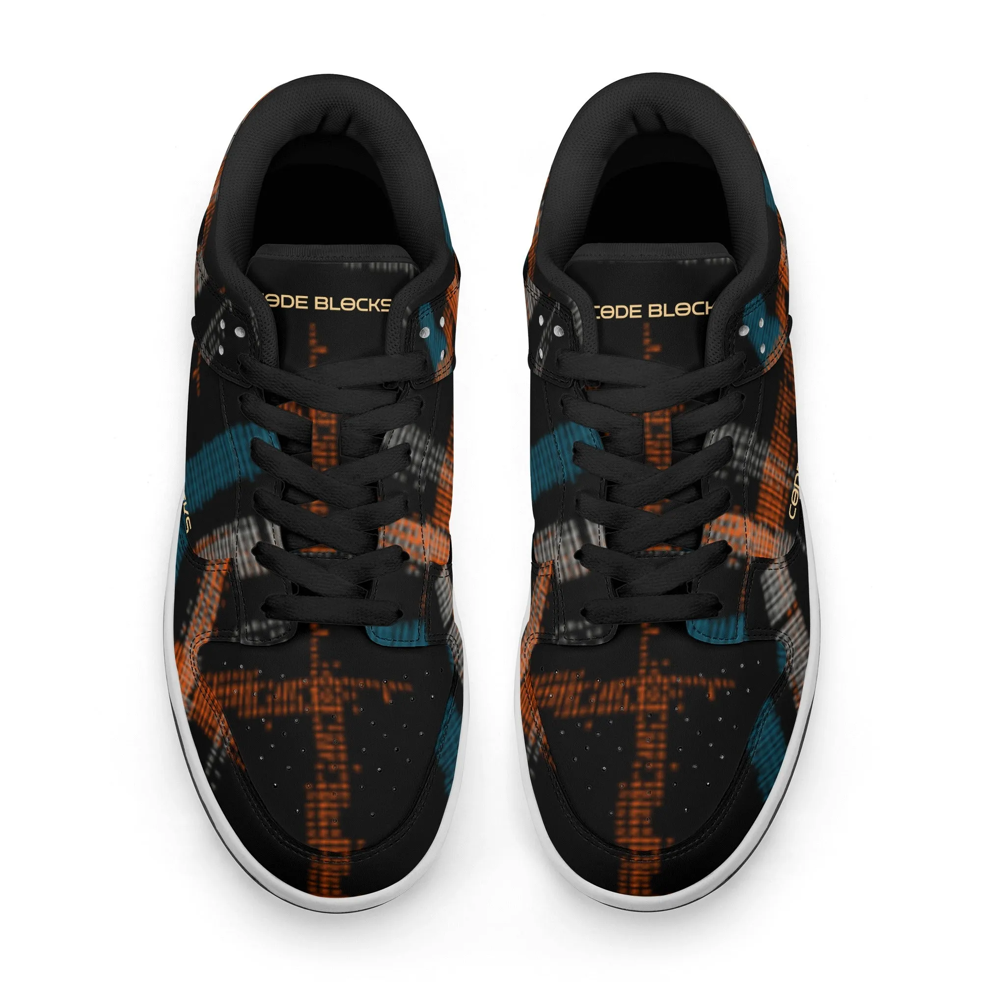 Mens Dunk Stylish Low Top Leather Sneakers