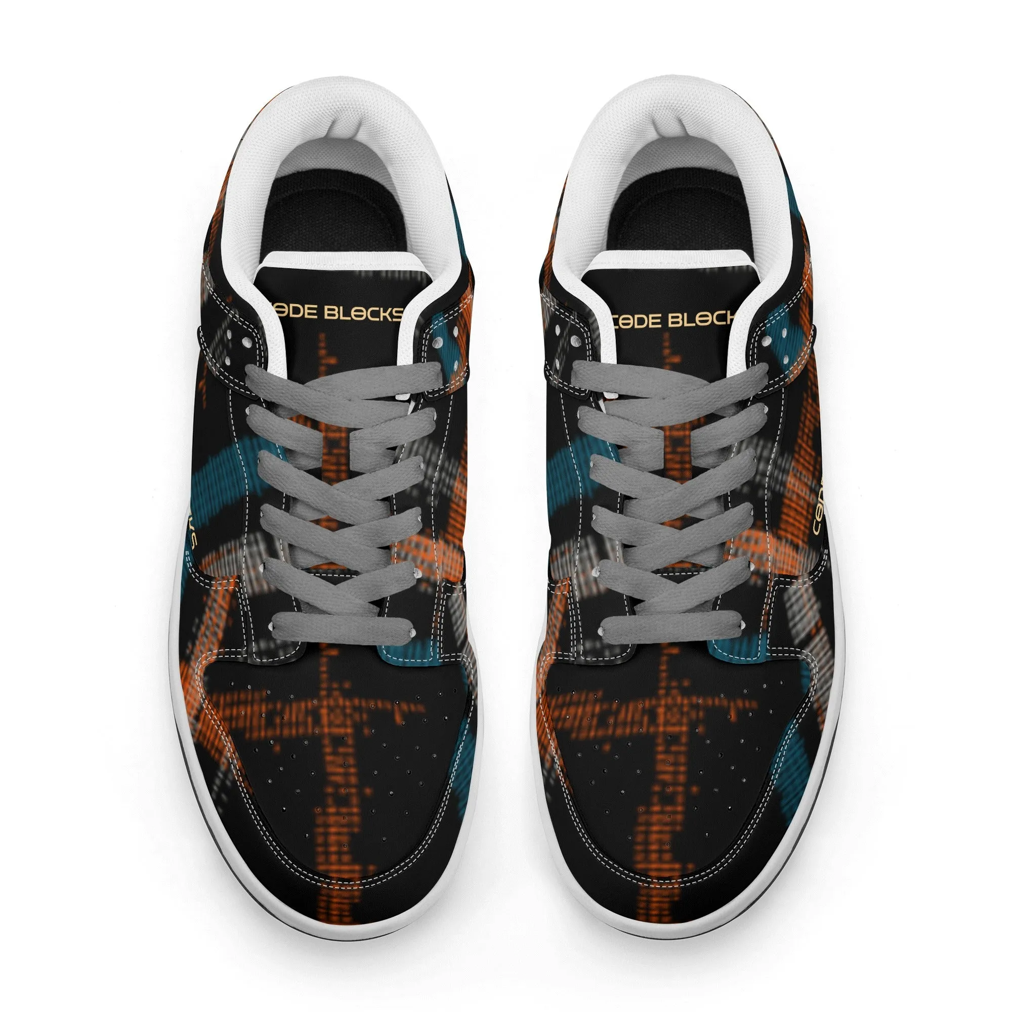 Mens Dunk Stylish Low Top Leather Sneakers