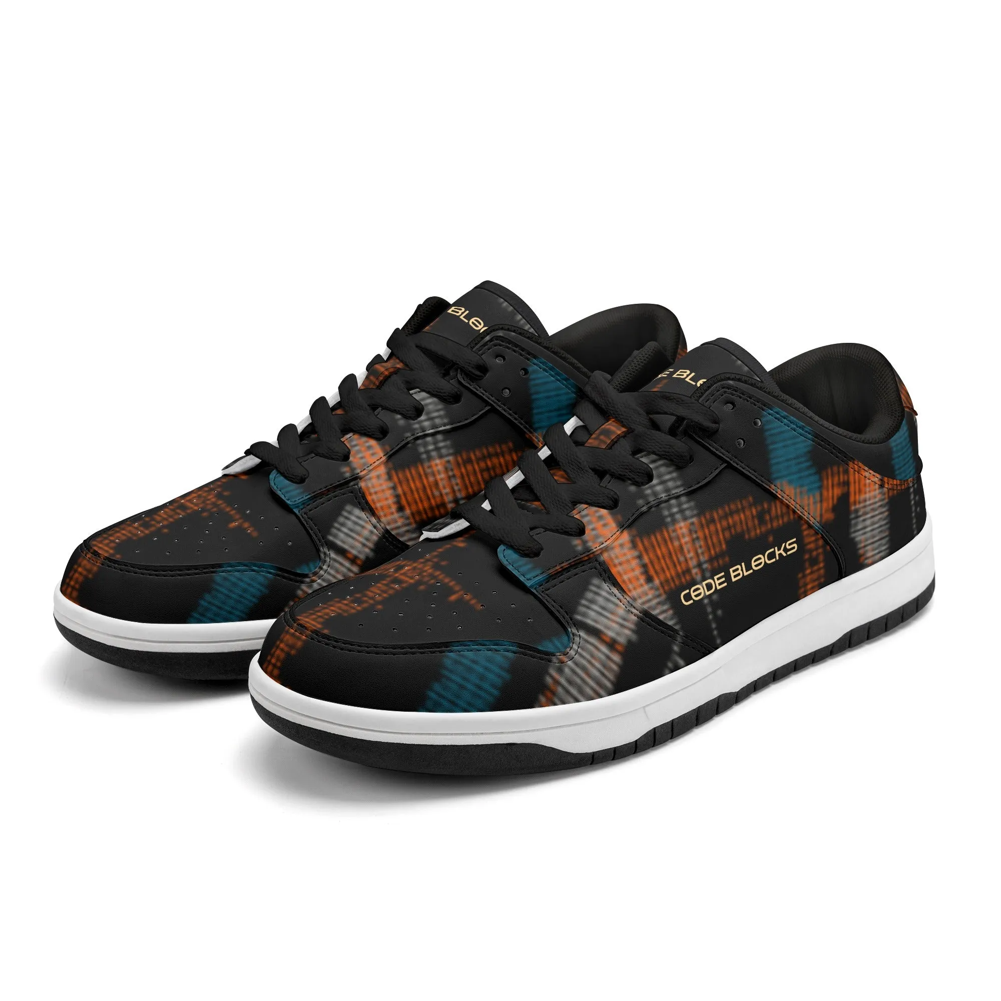 Mens Dunk Stylish Low Top Leather Sneakers