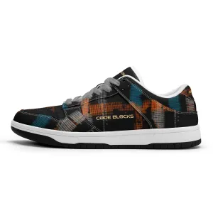 Mens Dunk Stylish Low Top Leather Sneakers
