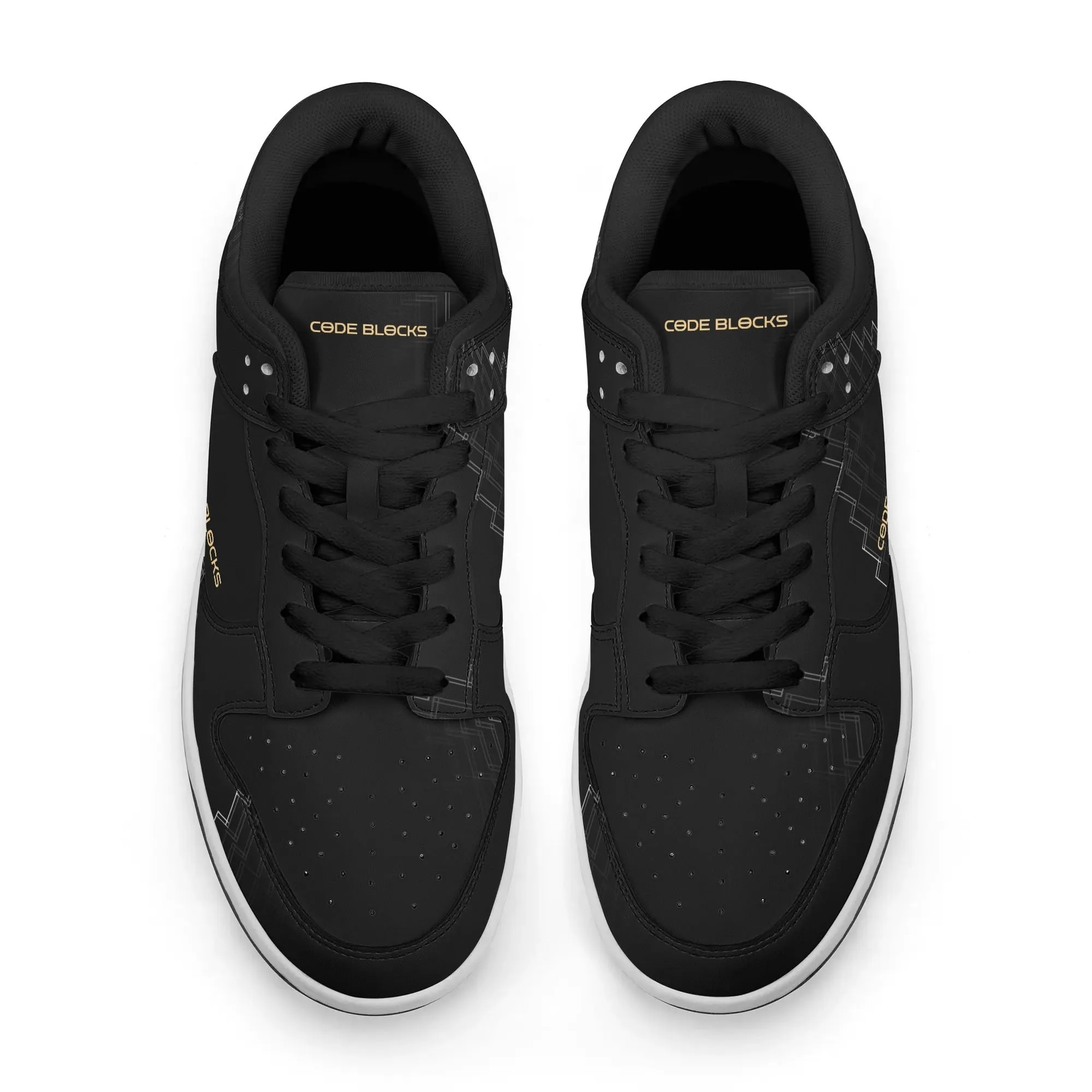 Mens Dunk Stylish Low Top Leather Sneakers