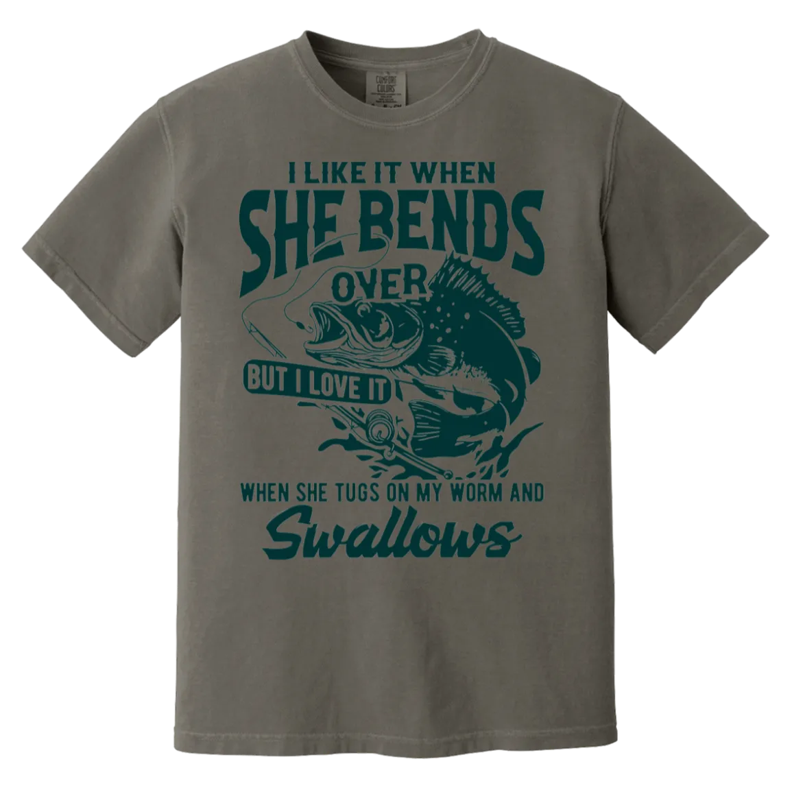Men's Funny Fishing Comfort Colors Tee – Perfect for Anglers