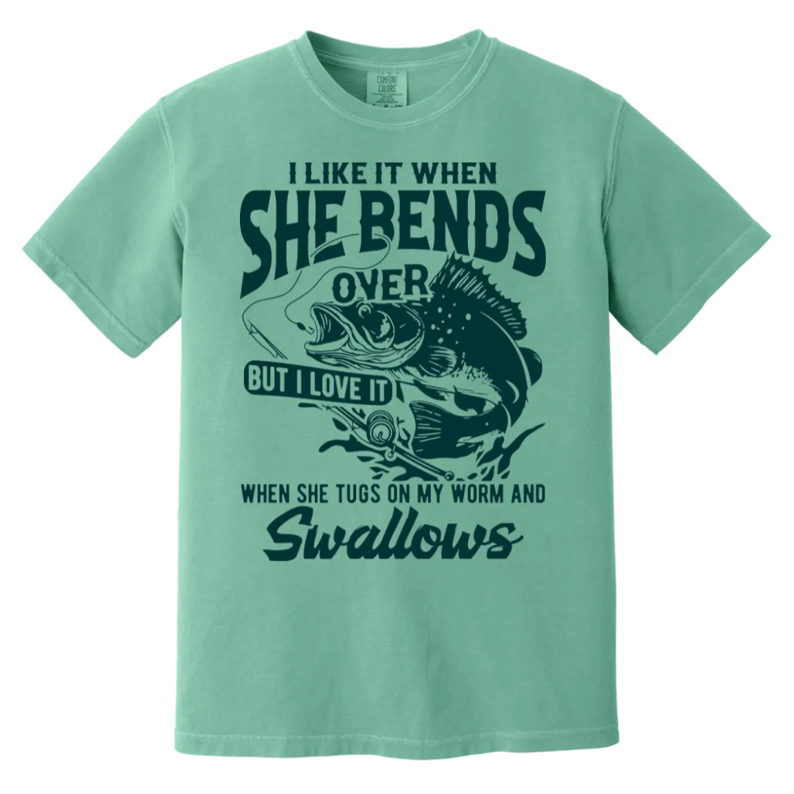 Men's Funny Fishing Comfort Colors Tee – Perfect for Anglers