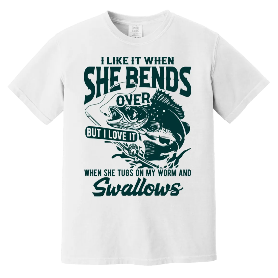 Men's Funny Fishing Comfort Colors Tee – Perfect for Anglers