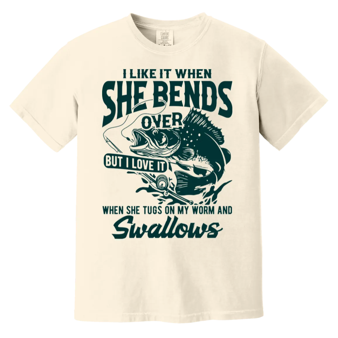 Men's Funny Fishing Comfort Colors Tee – Perfect for Anglers