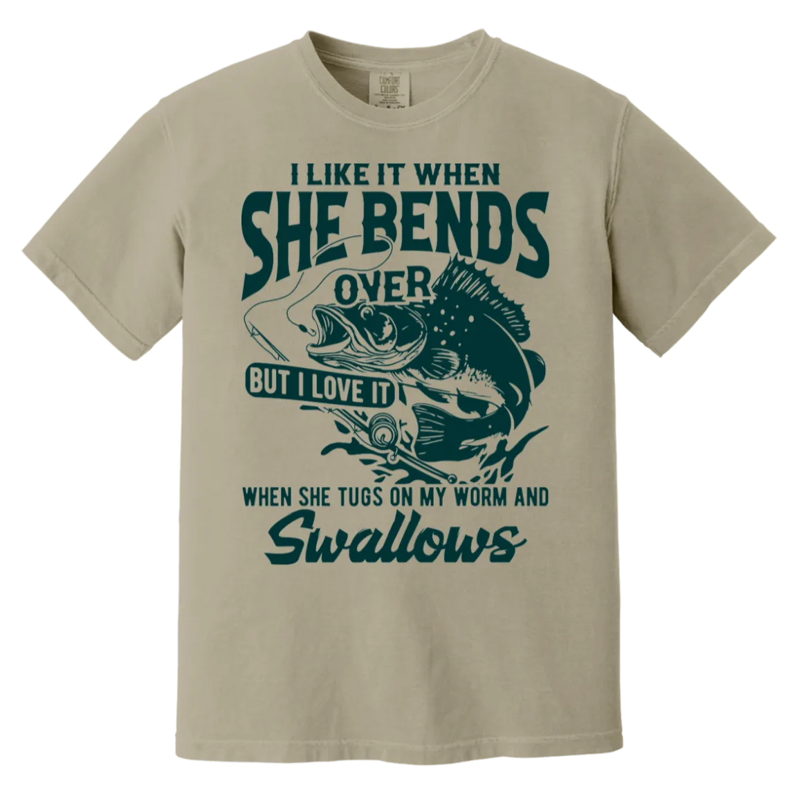 Men's Funny Fishing Comfort Colors Tee – Perfect for Anglers