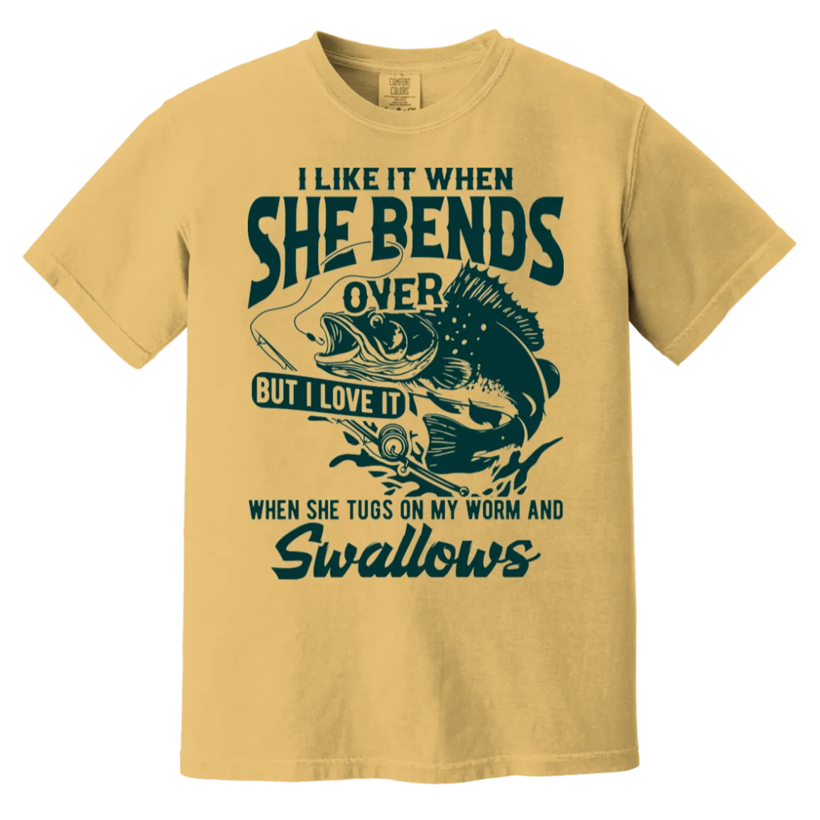 Men's Funny Fishing Comfort Colors Tee – Perfect for Anglers