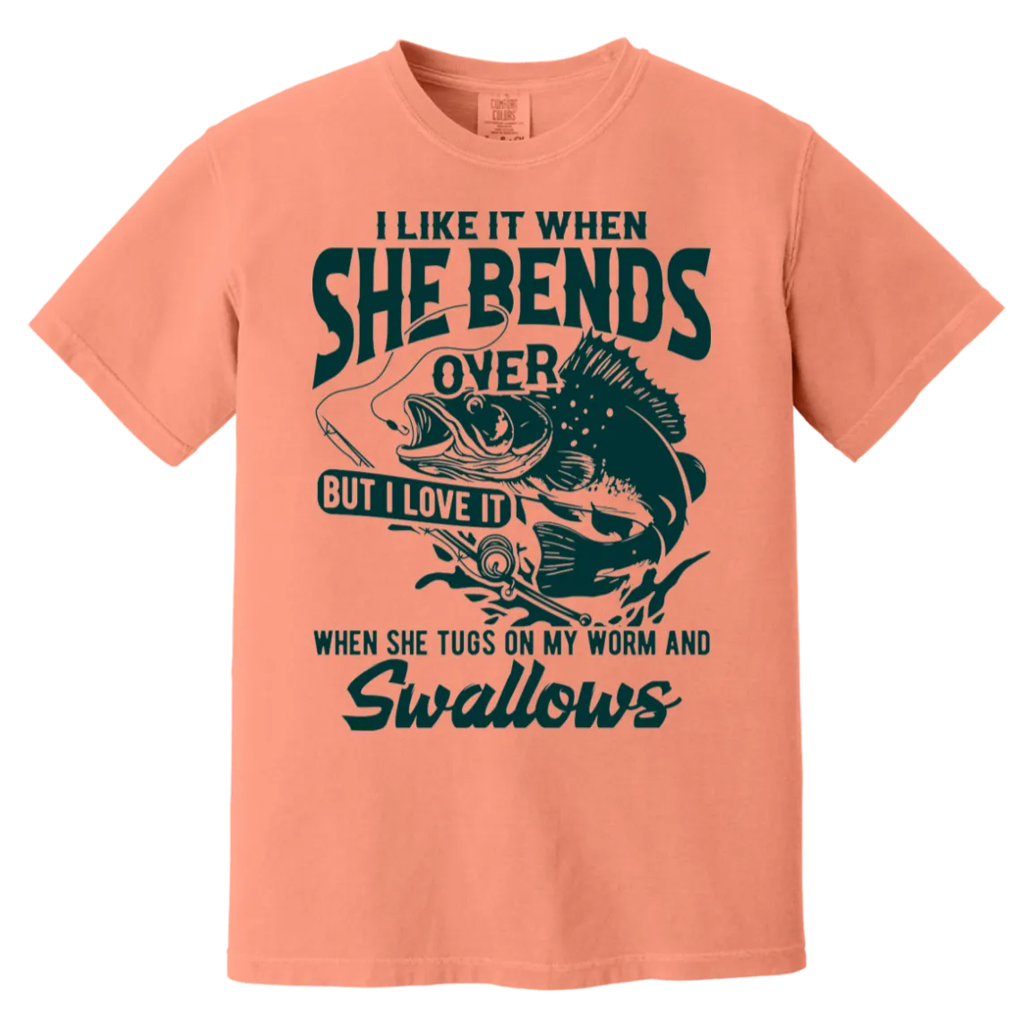 Men's Funny Fishing Comfort Colors Tee – Perfect for Anglers