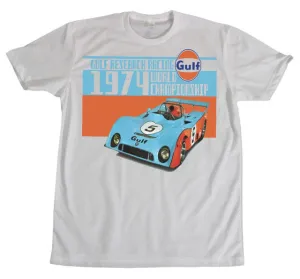 Men's M&P Speed Shop T-Shirt: GULF Research Racing 1974