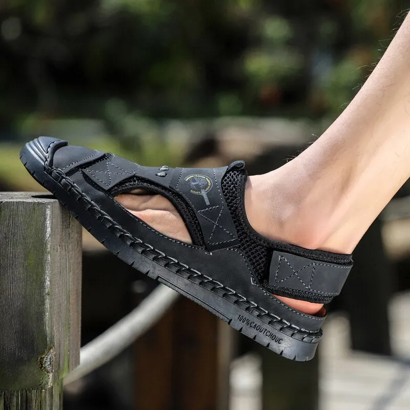 Men's Sandals Breathable Beach Outdoor Flat Casual Shoes